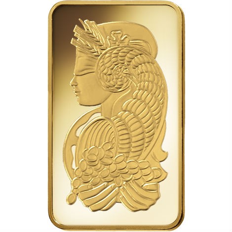 1 oz PAMP Suisse Lady Fortuna Veriscan Gold Bar (Secondary Market w/ Assay)