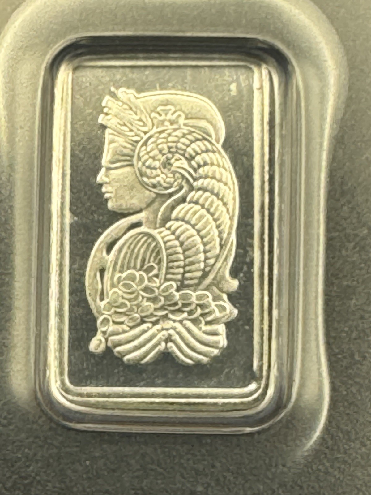1g Platinum Bar PAMP Suisse Fortuna .9995 Fine Assay Card Ingot