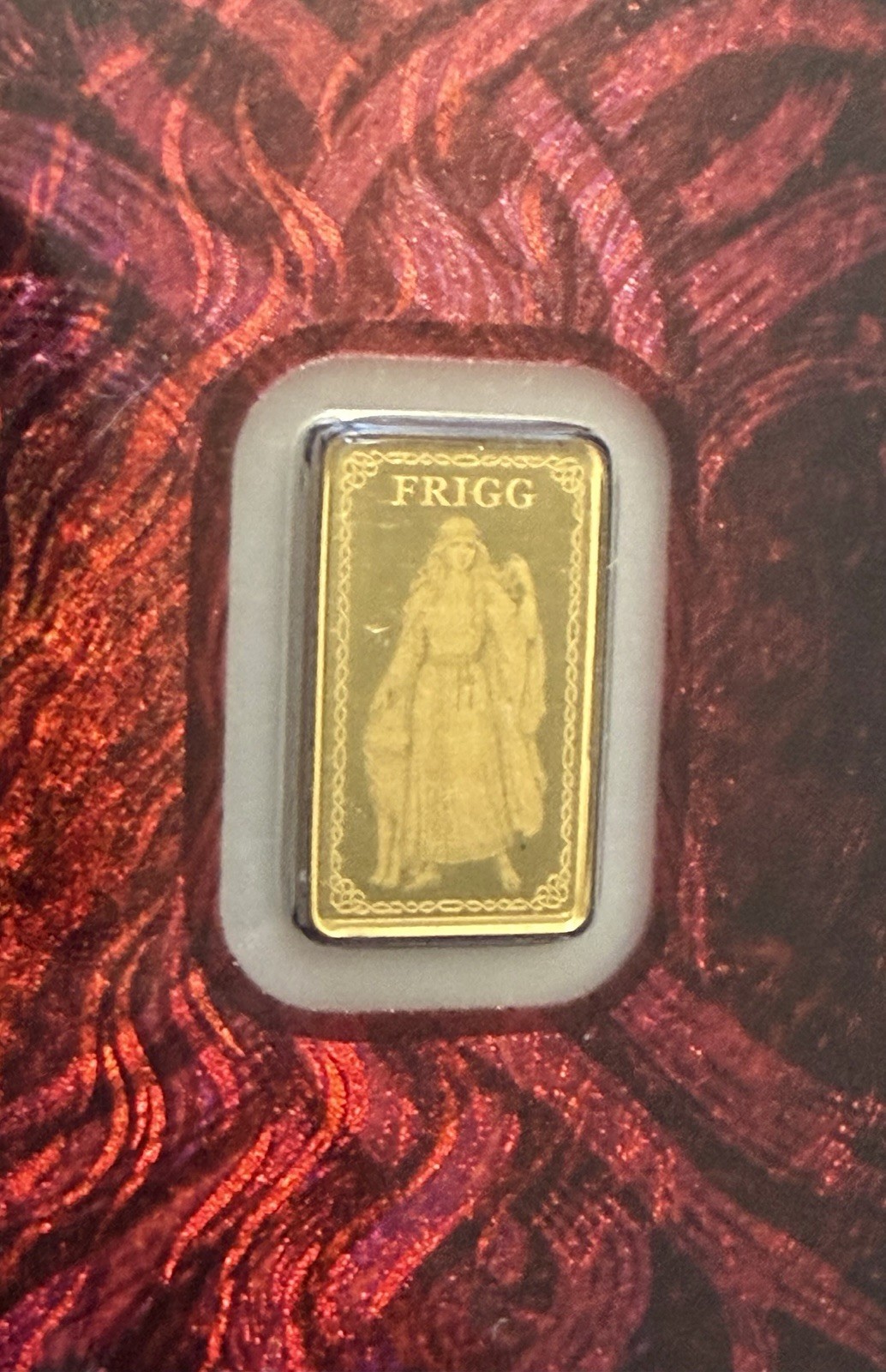 Germania Mint Odin & Frigg 1/100 oz 9999 Gold Bar Set Of 2 In Certified Assay