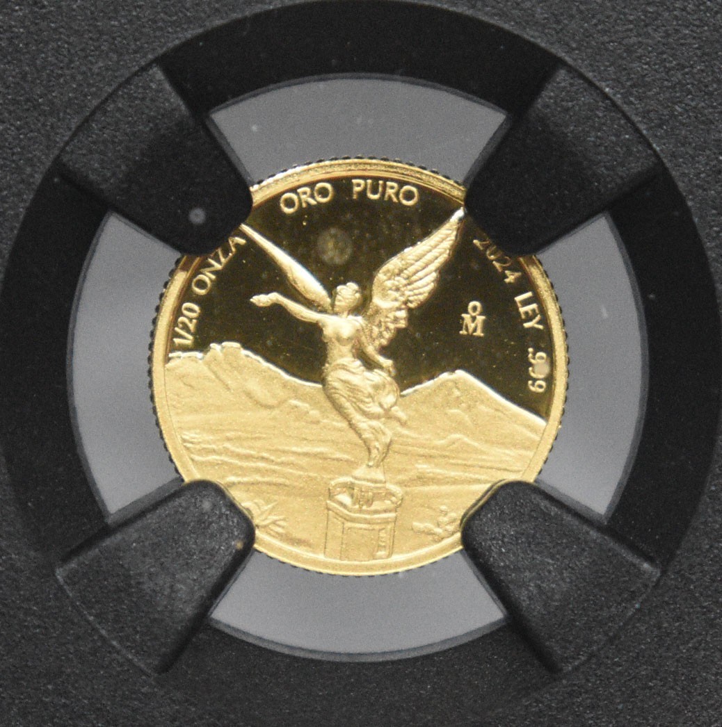 2024Mo Mexico 1/20oz Gold Bullion NGC Proof 10 Ultra Cameo #8169845-003