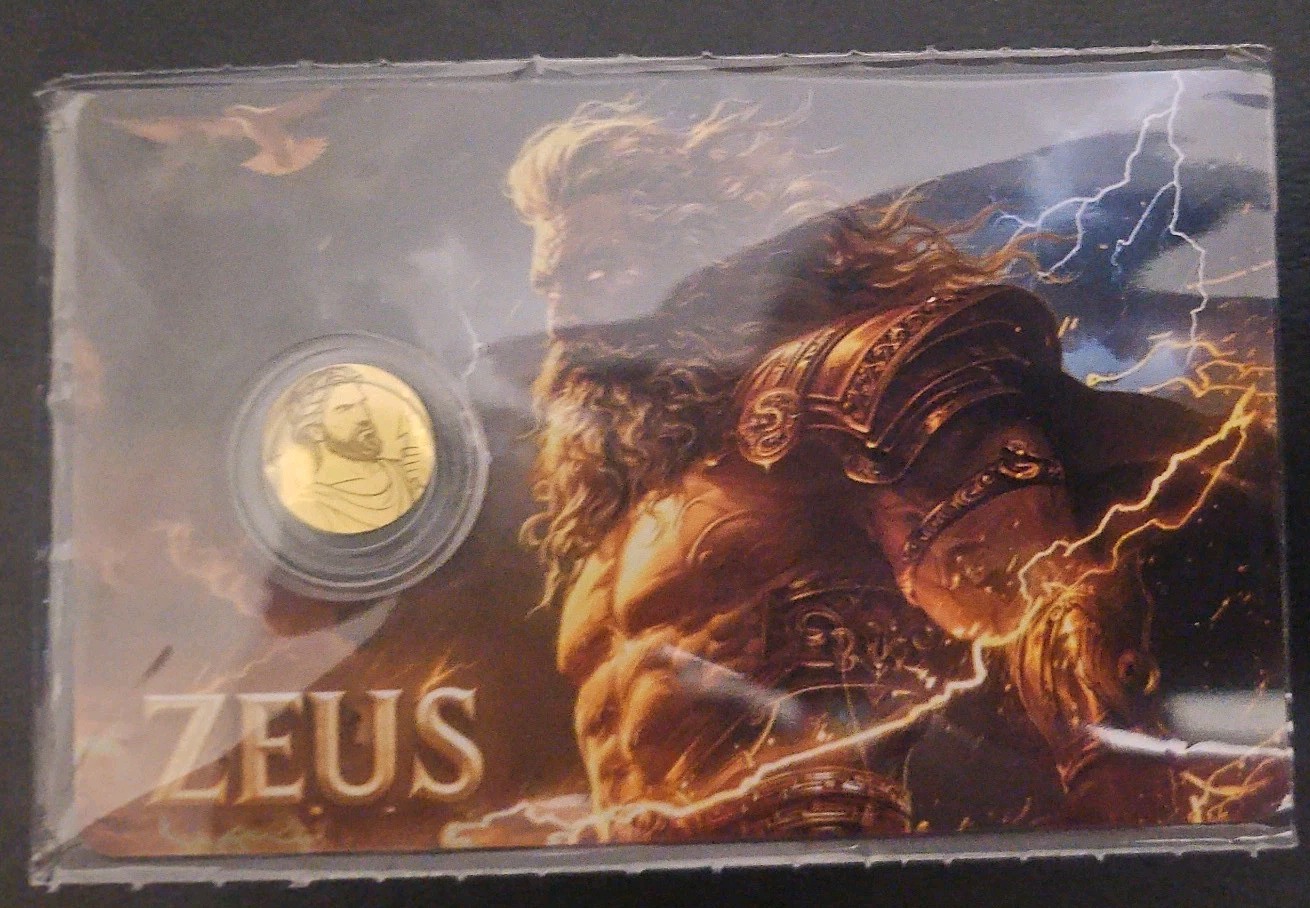 Zeus Oz On Assay 1/1000th Fractional Gold 9999