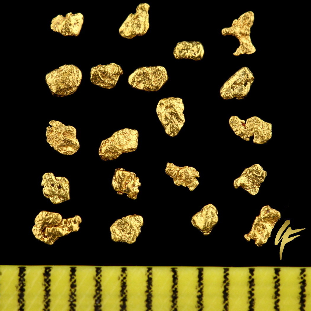 Excellent gift! 20 Real Gold Nuggets Alaska 20-23 Carat Jewelry Coin Bars