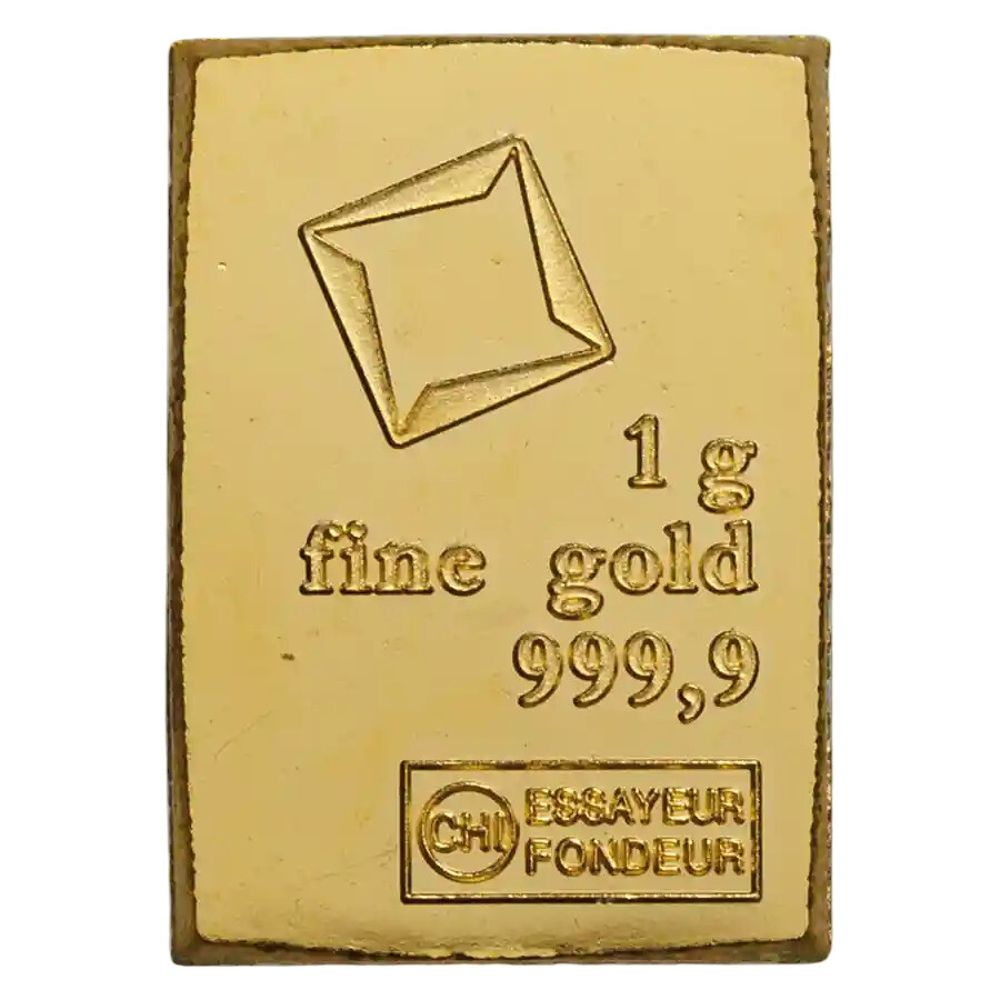 1 gram Gold Valcambi Bar