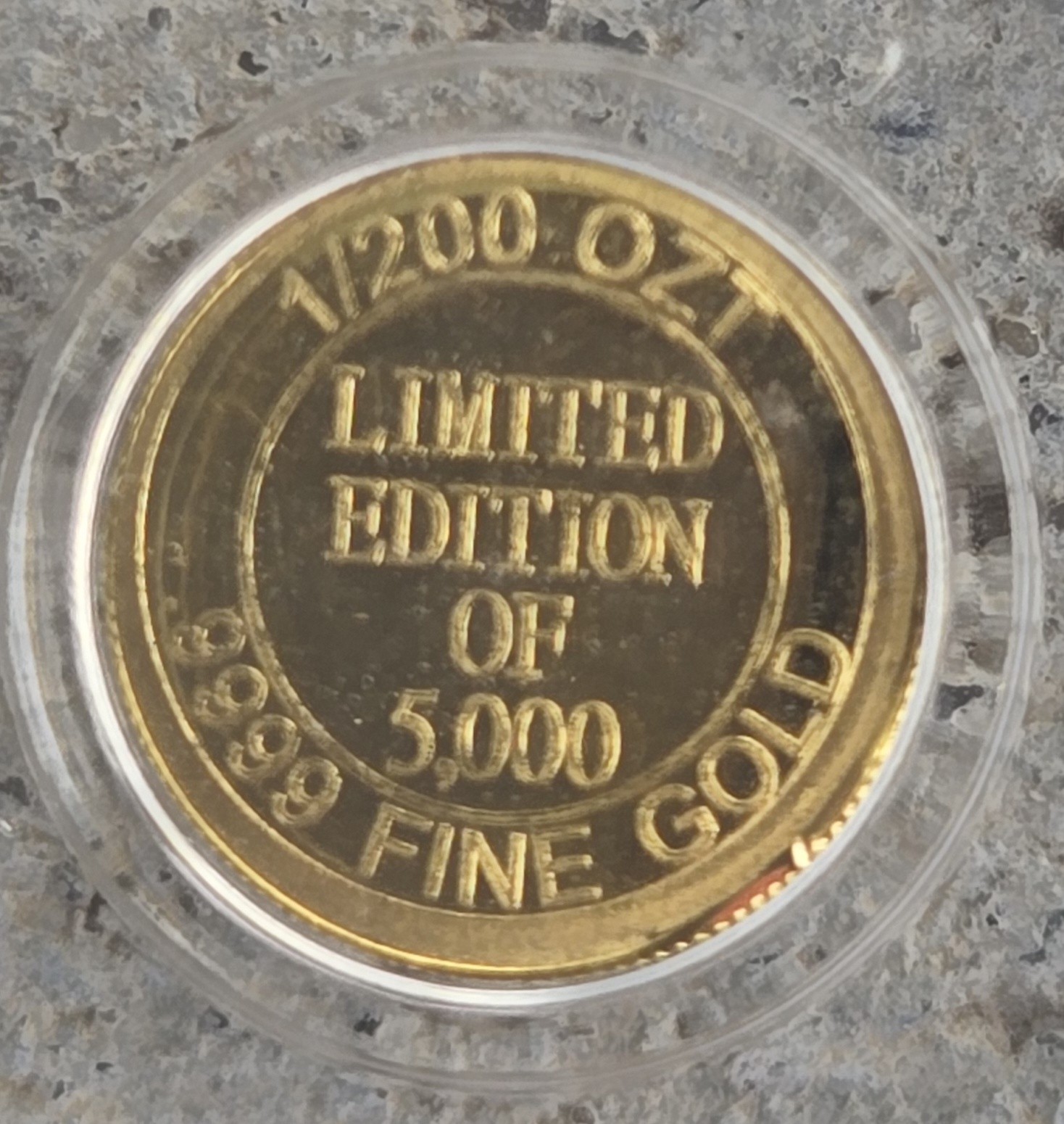 Lot Of 2 ~ 1/200th Oz 9999 Gold Royal Flush ICG Certified MS70 Gold Label Rounds