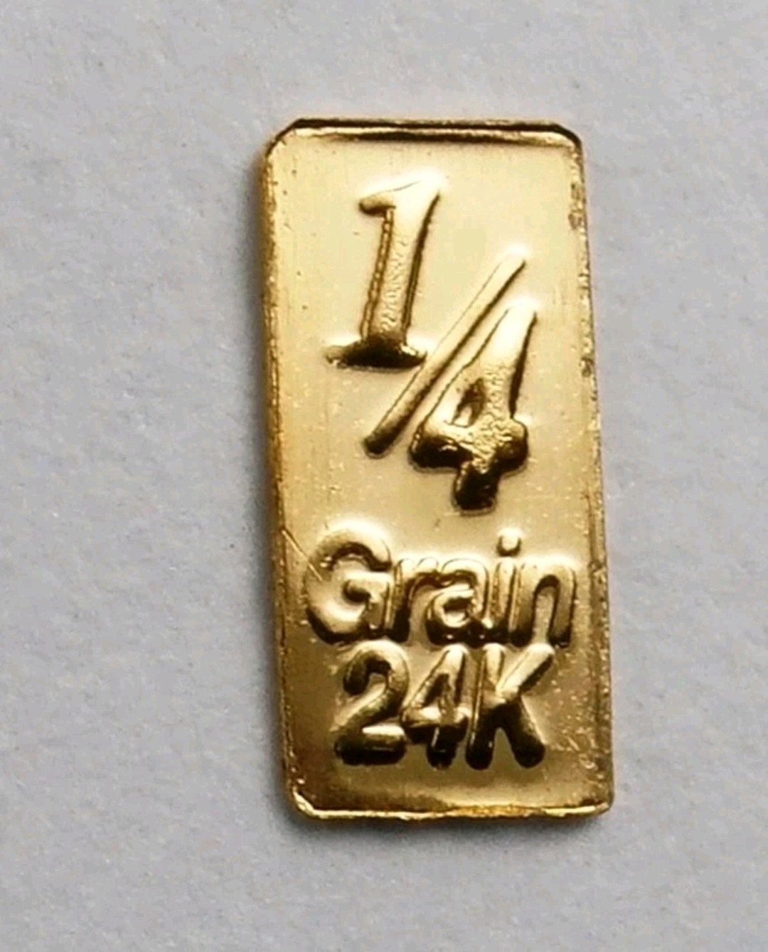 FIRST RESPONDER GOLD 1/60th gram 24k fractional gold 999 FINE bullion bar