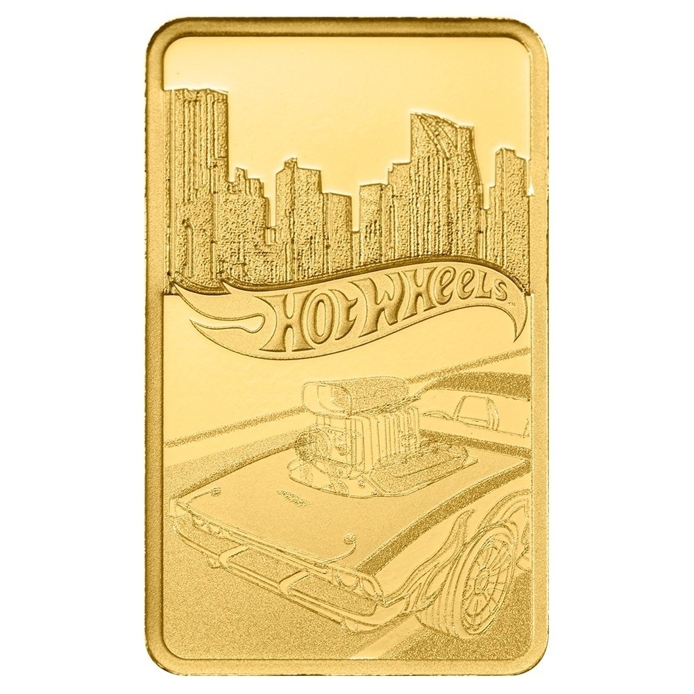 PAMP Suisse Hot Wheels Race to Win 1 Gram .9999 Fine Gold Bar – 5,000 Mintage