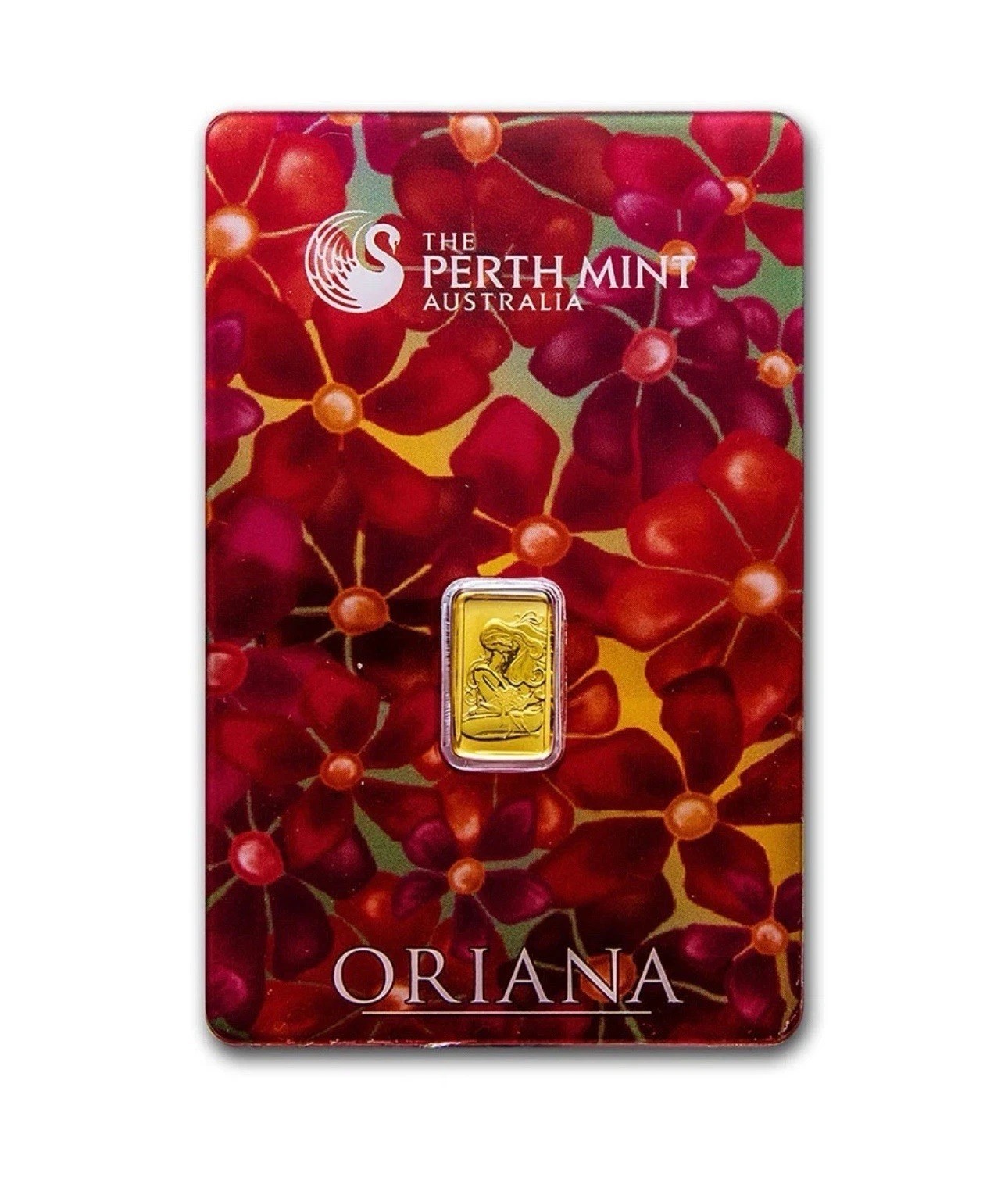 1 gram Gold Bar – The Perth Mint Oriana Design (In Assay) RARE!