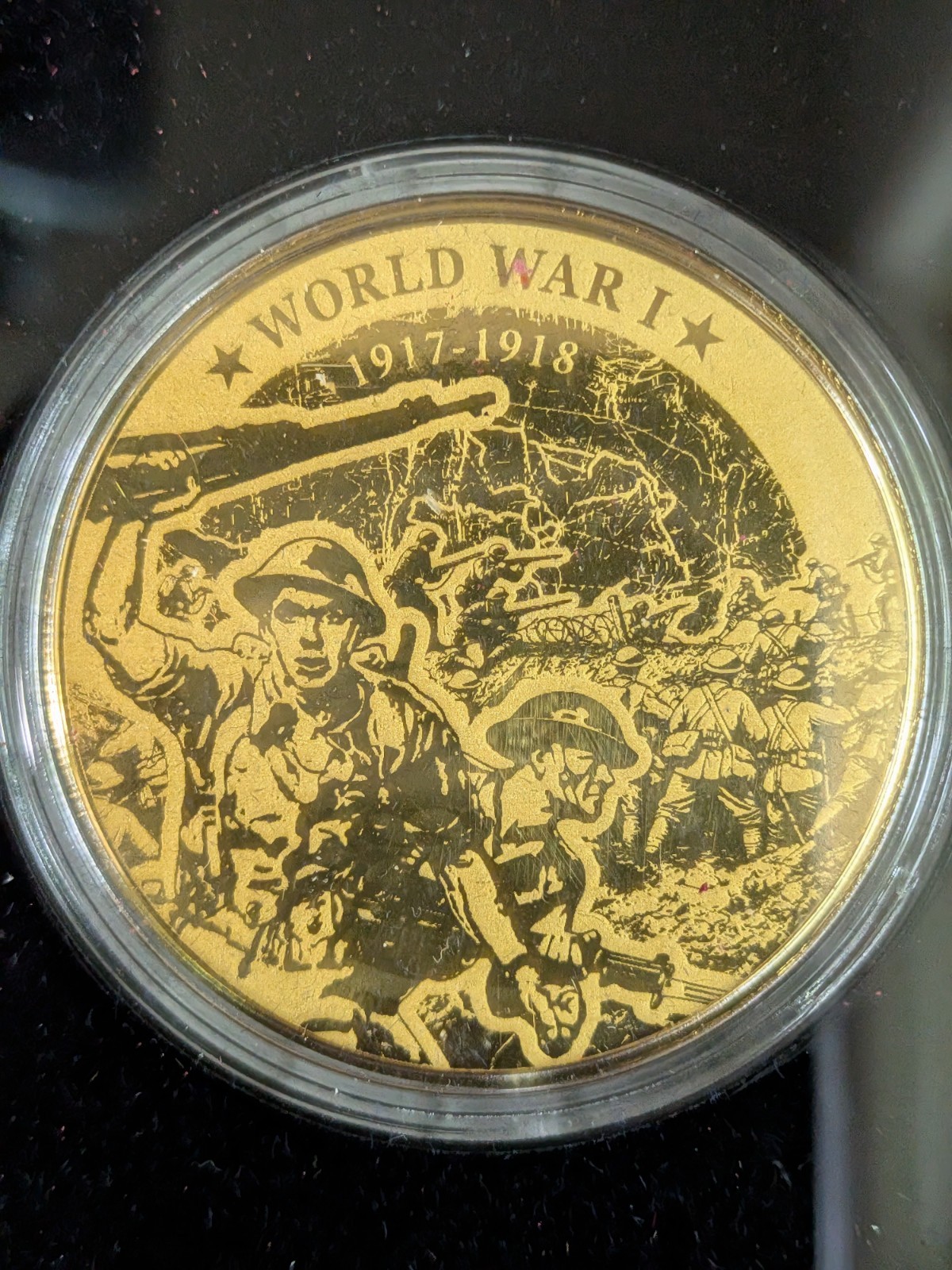 2024 American Mint 99.9% Gold World War I WW1 Military History 1/200oz AGW