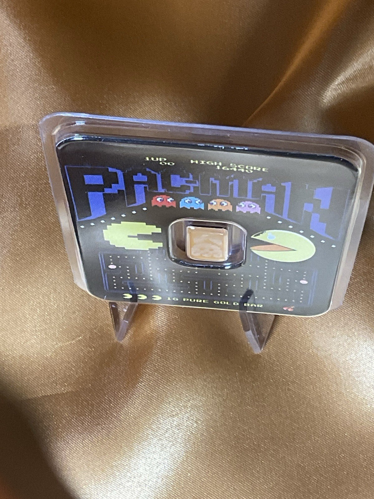 2025 PACMAN 45th ANNIVERSARY 1gr .9999 GOLD BAR IN TEP #2270 limited mintage