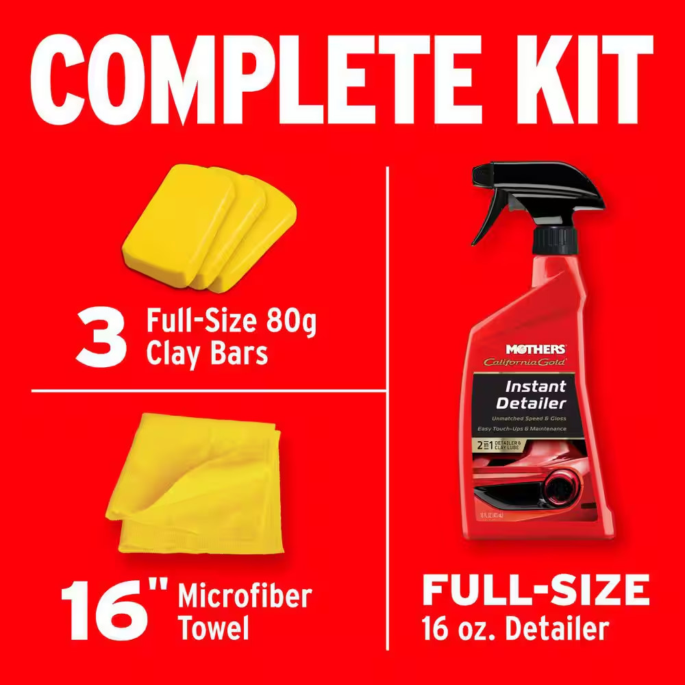 California Gold 240 G Clay Bar Kit