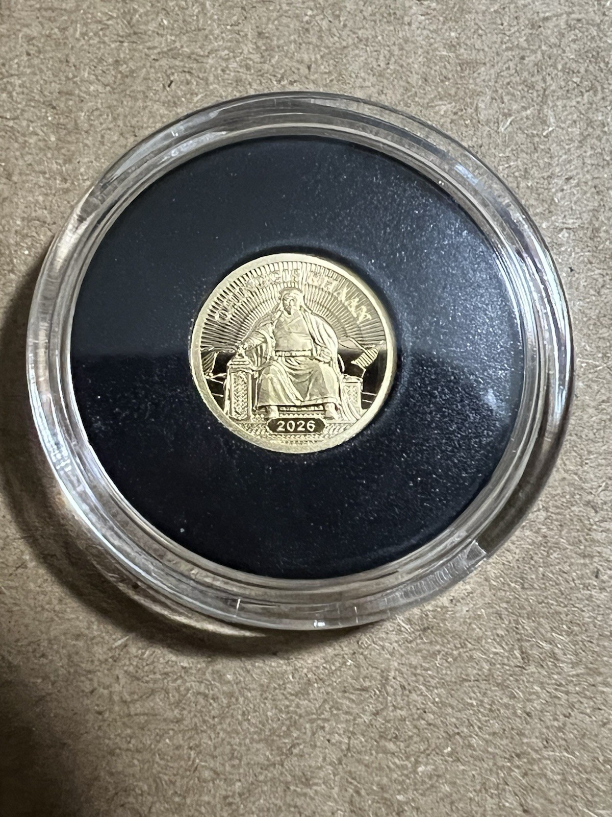 Chinggis Khaan 0.5 Gram Gold Coin .9999 Fine