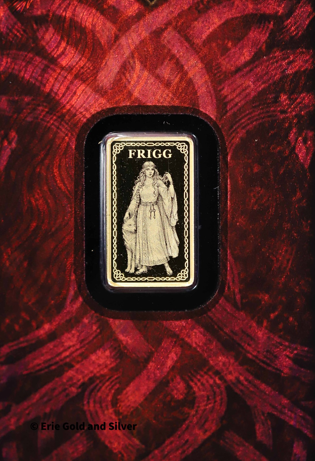 Germania Mint 1/100 oz Gold Bar Frigg in Assay Card