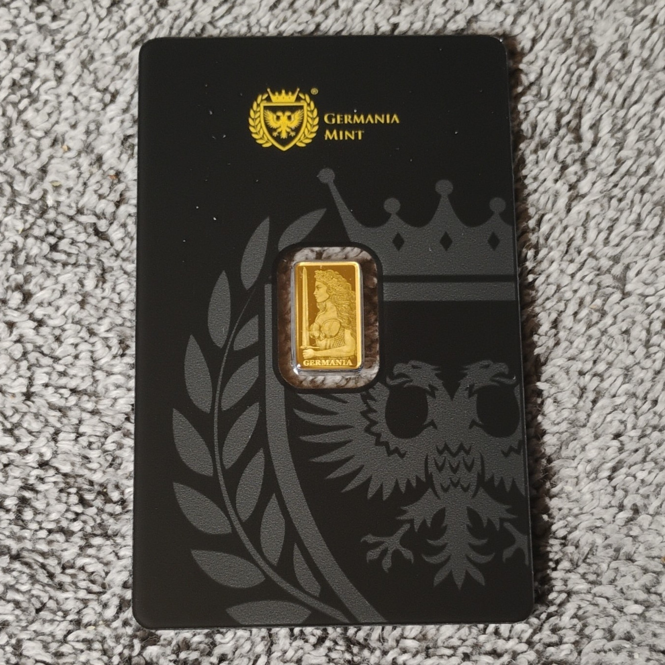 Assorted Gold Pieces With Germania Mint Bar