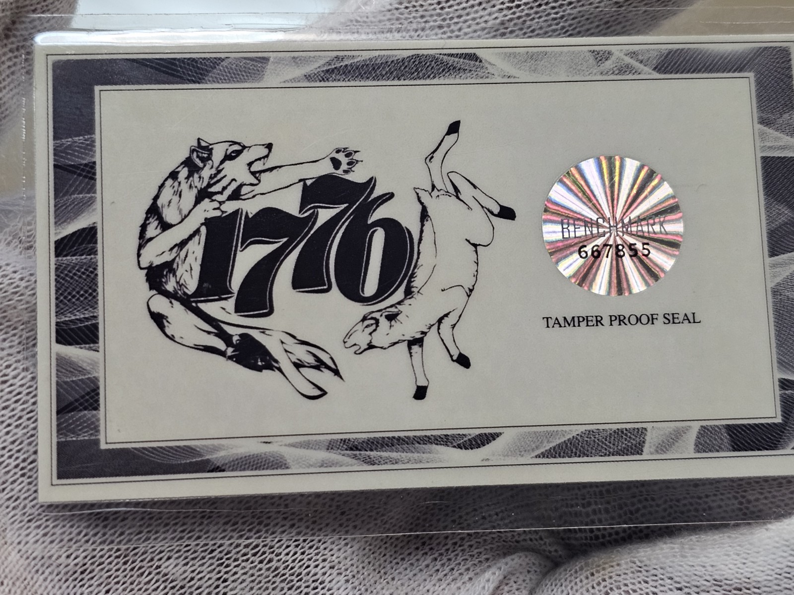 1/10 gram .999 Fine Gold Alex Jones “Infowars Republic Defense” 1776 card