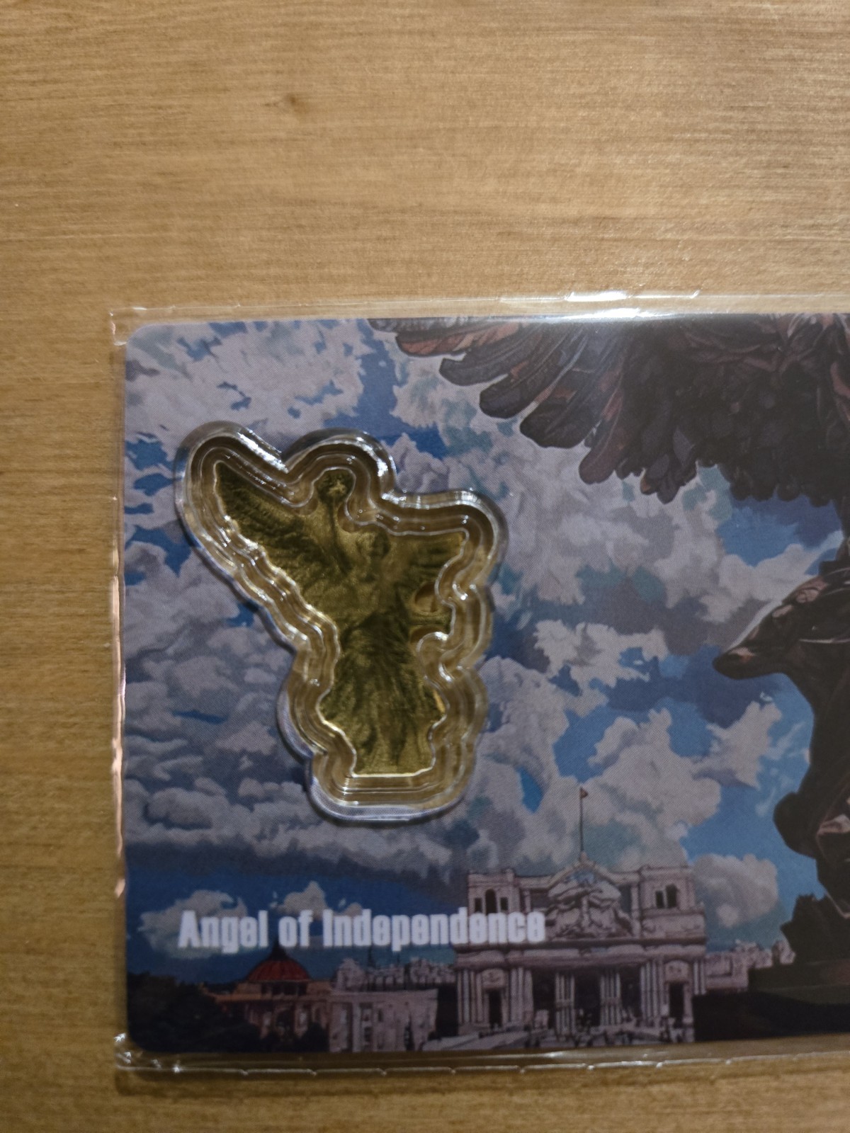 1/1000 oz Gold Mexican Angel of Independence Nieu (In Card)