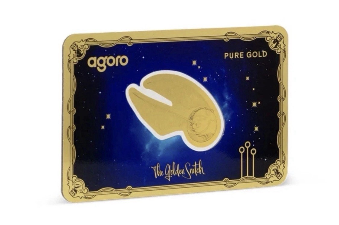 2026 Agoro Niue Harry Potter Golden Snitch 0.1g Gold Proof Coin 1603/2000