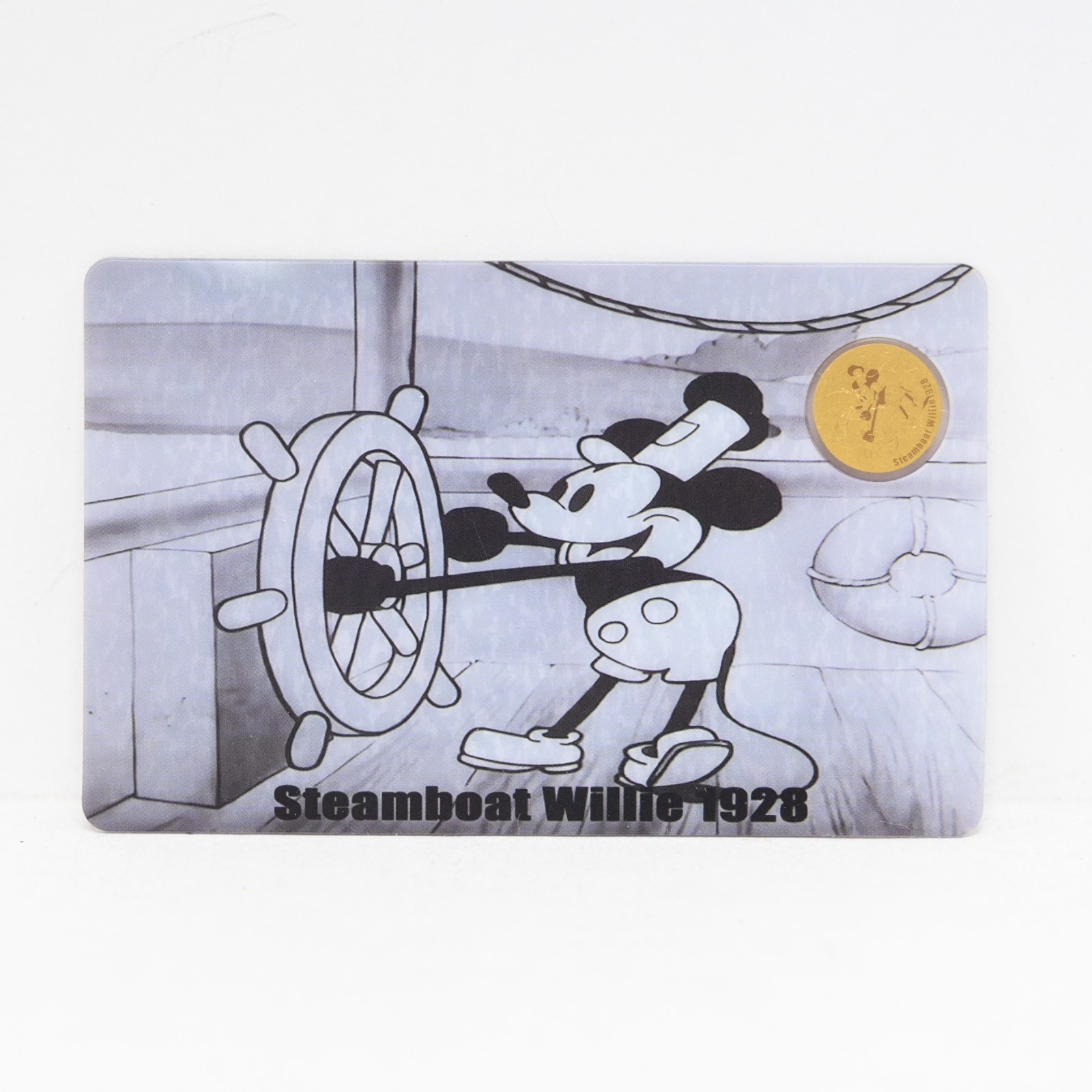 2026 Steamboat Willie 1928 Mickey Mouse 1/2000-oz .9999 Gold in Card Cert #1100