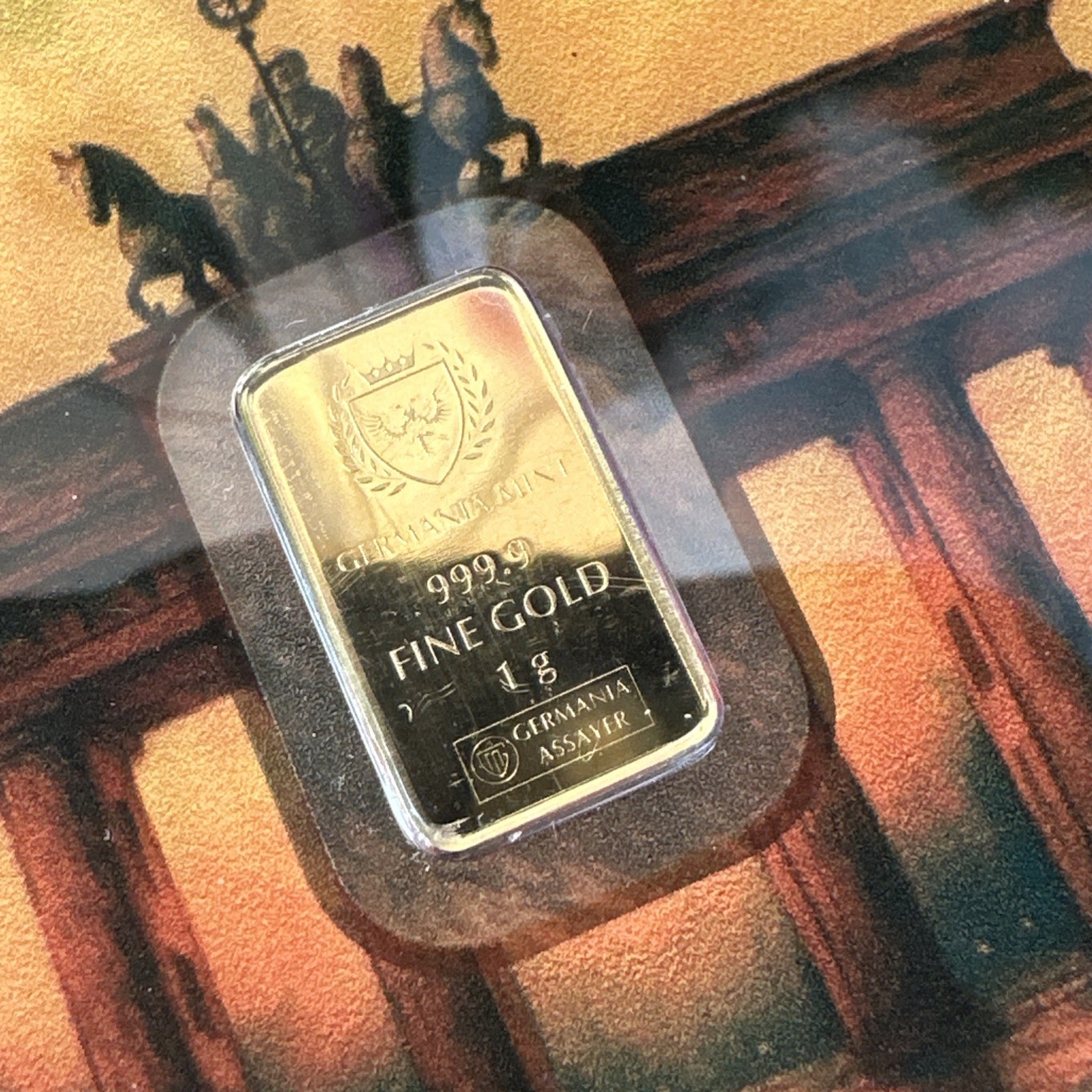 Berlin 1 Gram Gold Bullion Bar 999.9 Fine Gold 2026 Germania Mint