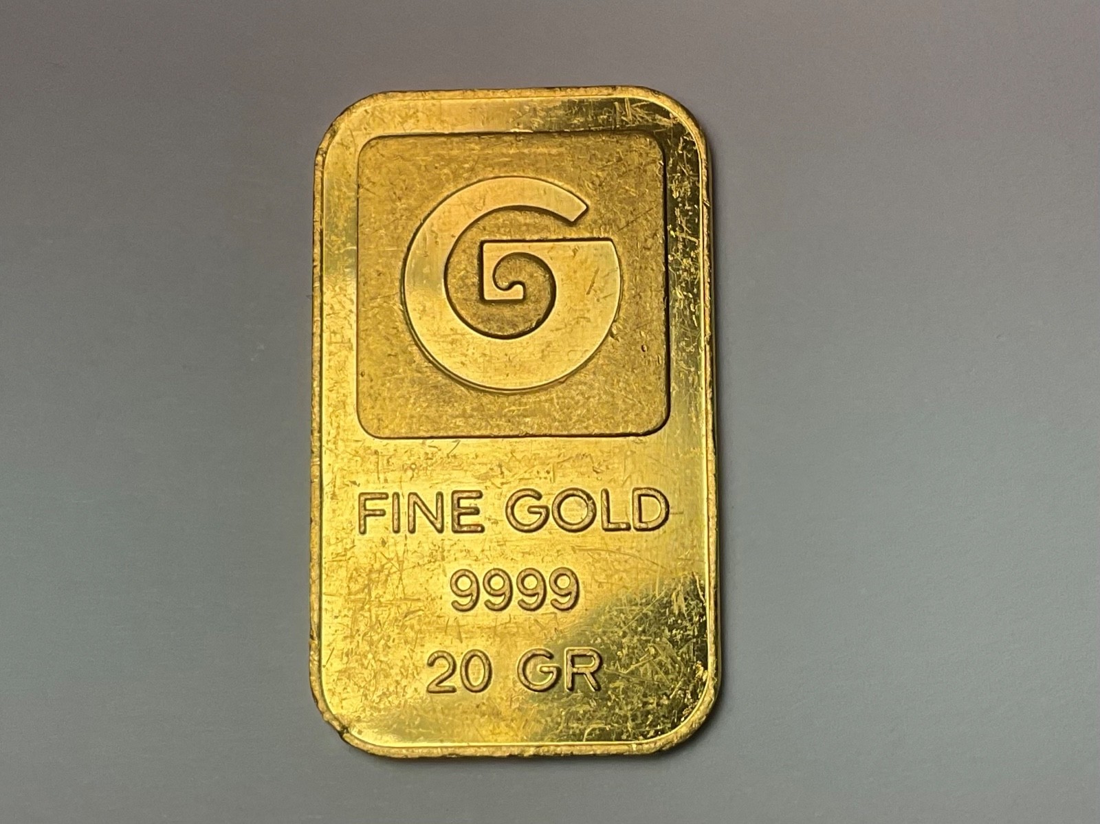 20g Vintage Johnson Matthey 20 g Gram Gold Bar .9999 Gold PAUWELS & BRUSSEL