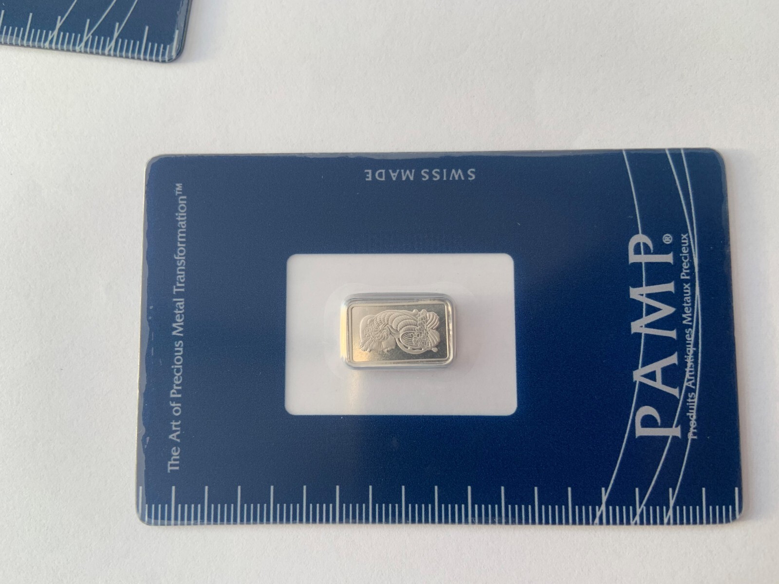 1 Gram Palladium bar PAMP
