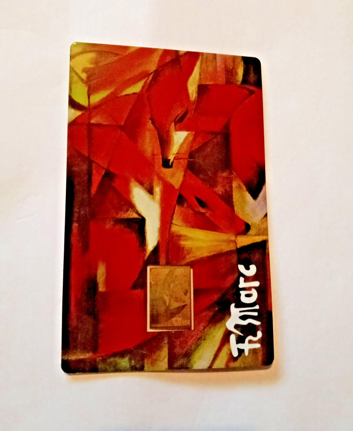 Masterpiece by Franz Marc 1/1000th OZ PURE GOLD THE FOXES COIN BAR
