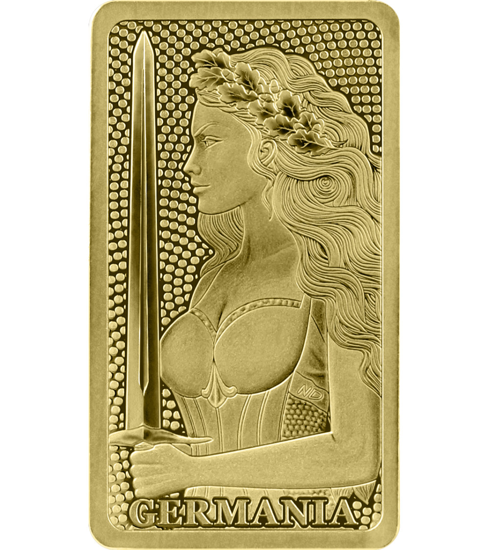 1/100 Oz Gold Bar – Germania Mint – Proof – 999.9 Fine