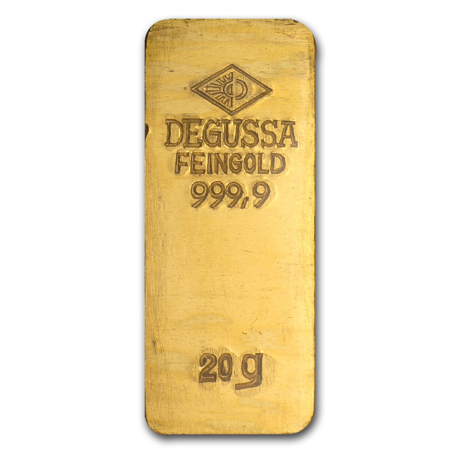 20 gram Gold Bar – Degussa (Stamped)