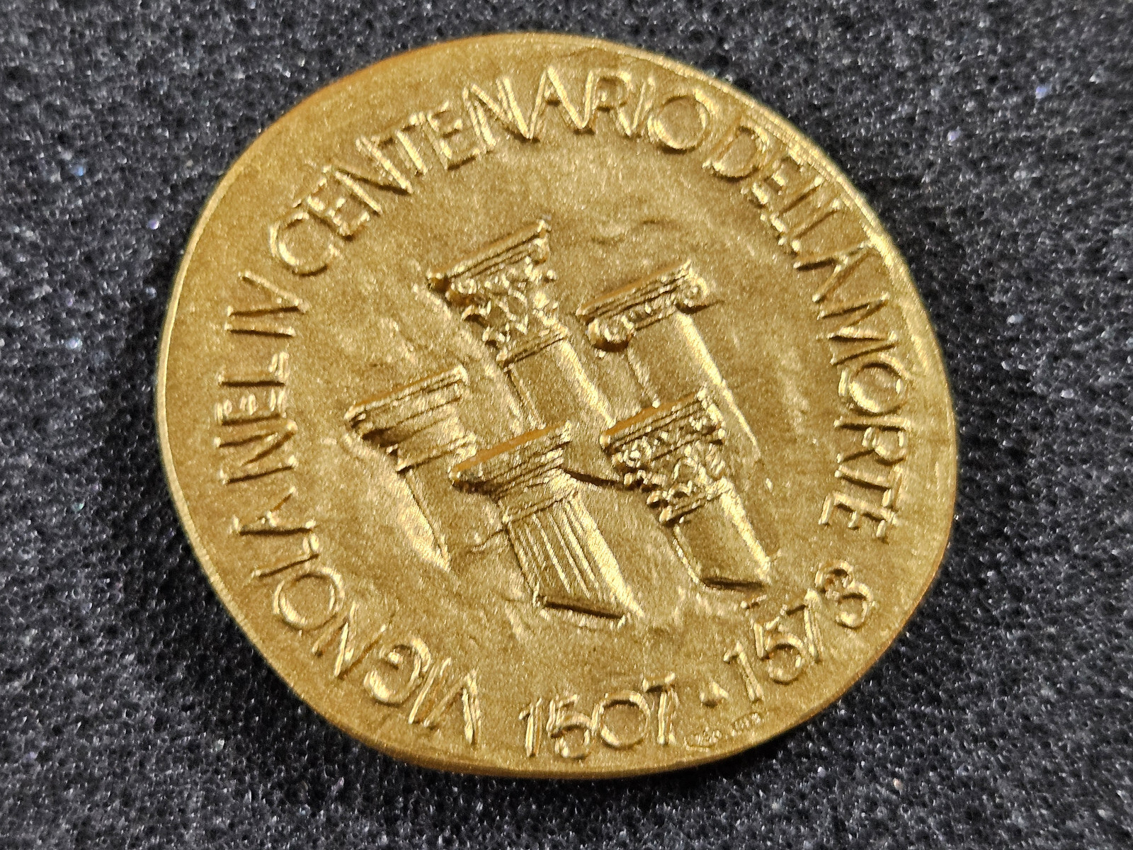 🌟 Da Vignola Barozzi 18k Gold Coin Medal 21.6g Italy 0.52 oz Actual Gold Weight