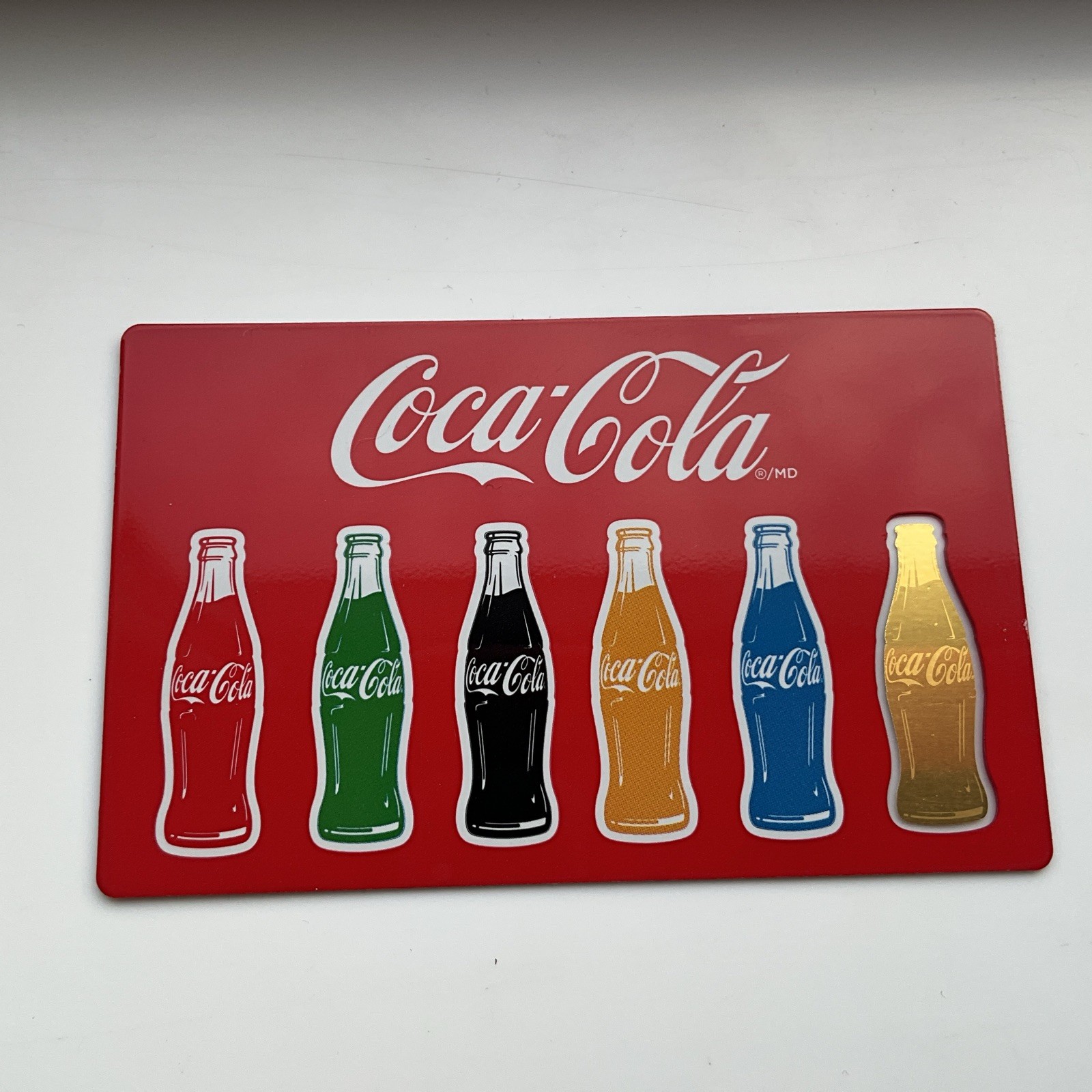 Coca-Cola® 1/1000 oz Gold Shaped Bottle in Card