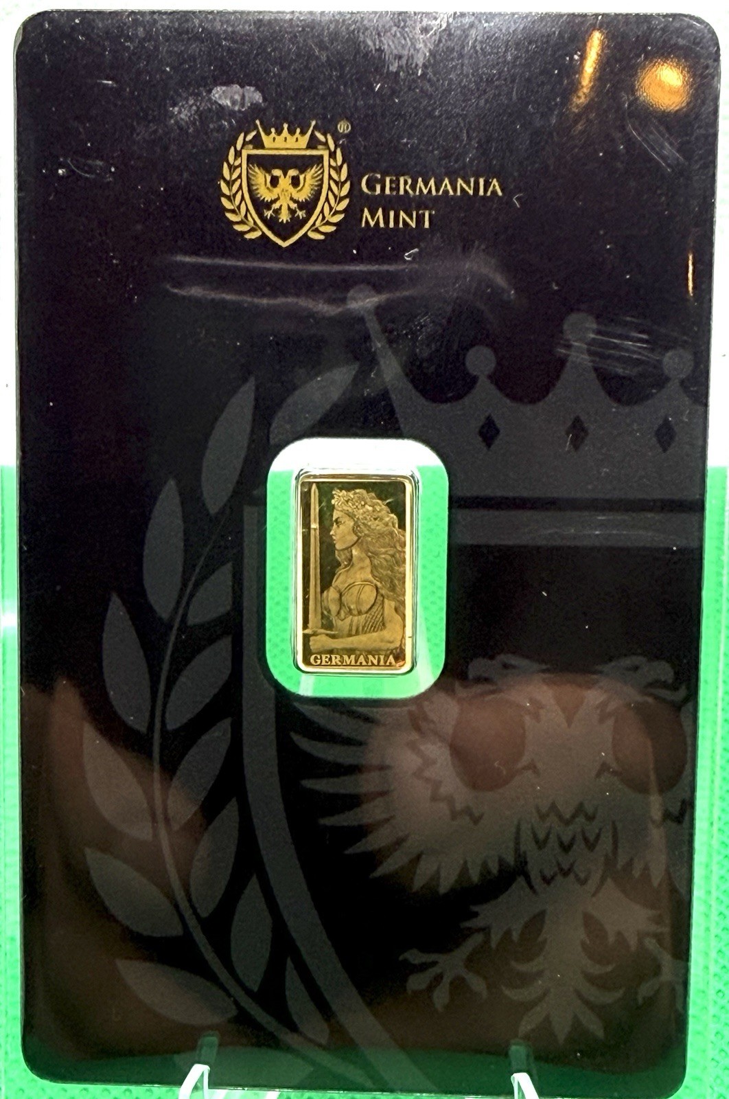 Germania Mint Gold 1/200 oz 999.9 Fine Bar 2022 in CertiPack