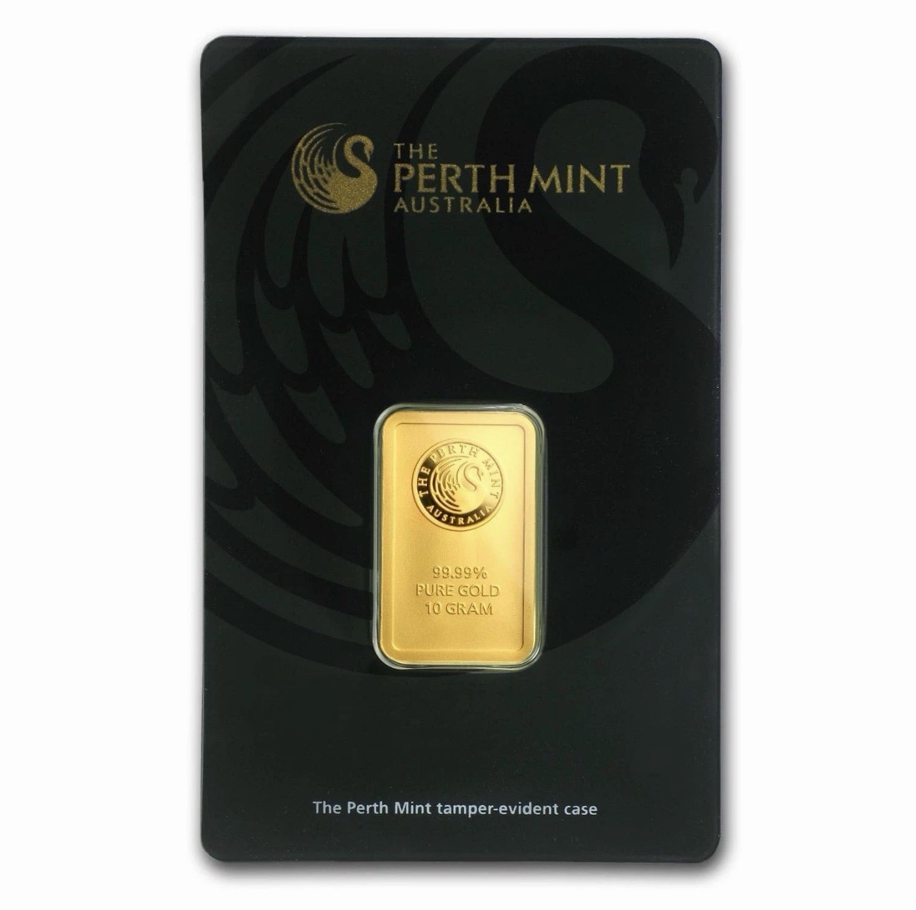The Perth Mint Australia 10g 99.99% Pure Gold Bar in Assay Tamper Case B.001888