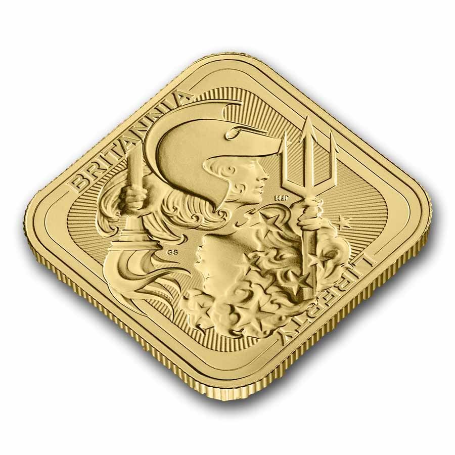 1 oz Gold Bar – The Royal Mint Britannia & Liberty