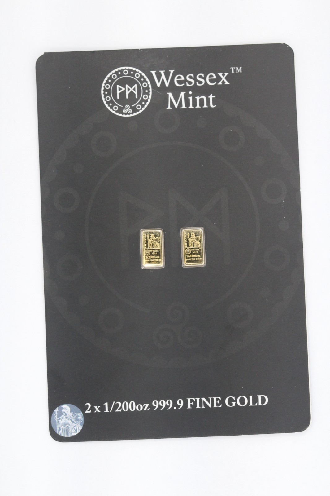 Wessex Mint 2X 1/200 oz 999.9 Fine Gold