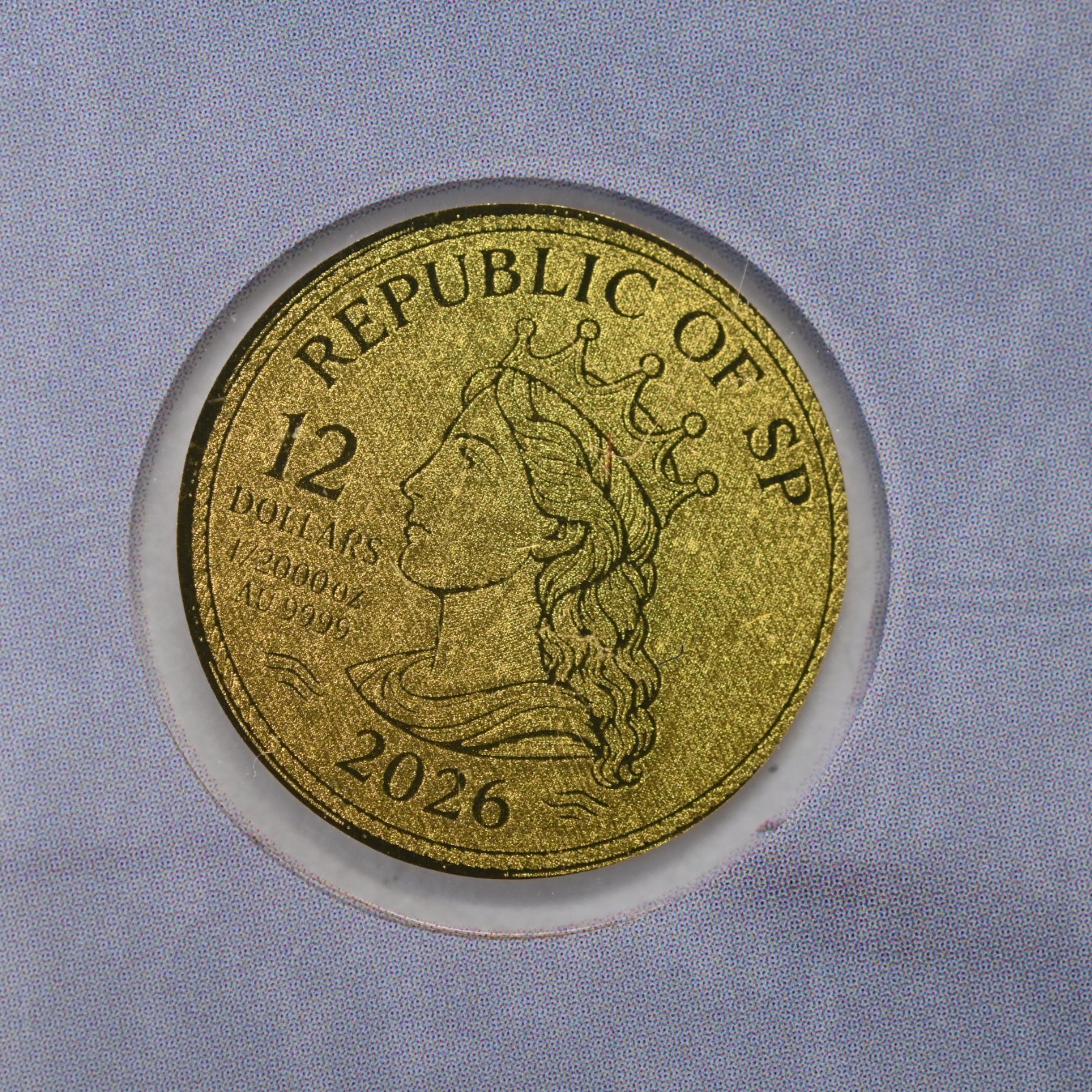 2026 Steamboat Willie 1928 1/2000-oz .9999 Gold Coin in Card (slx5261)