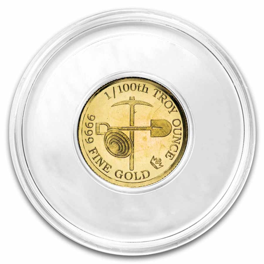 1/100 oz Gold Round: Gold Prospector – MPM