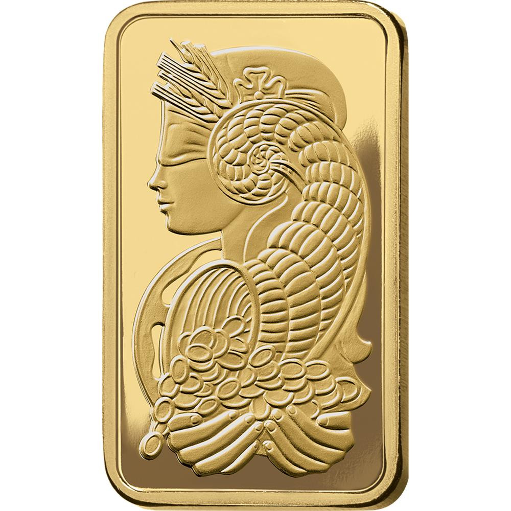 1 oz Gold Bar PAMP Suisse Lady Fortuna Veriscan (In Assay) .9999 Fine Gold #A315