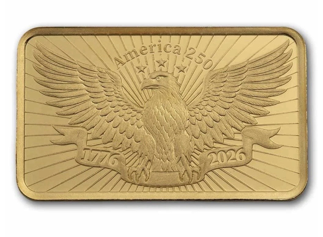 🇺🇸 2.5 gram Gold Bar – PAMP 250th Anniversary of the USA