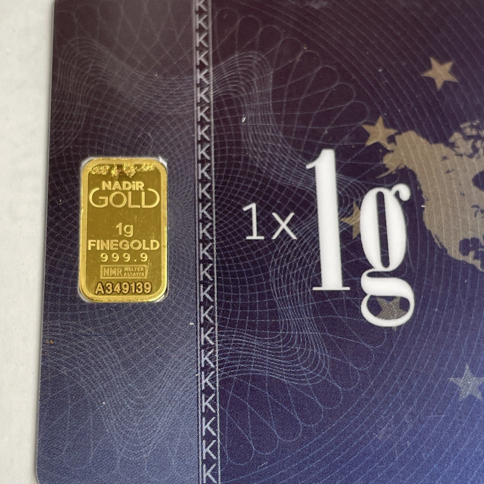 999.9 Fine Gold Bar 1 gram Cash Gold