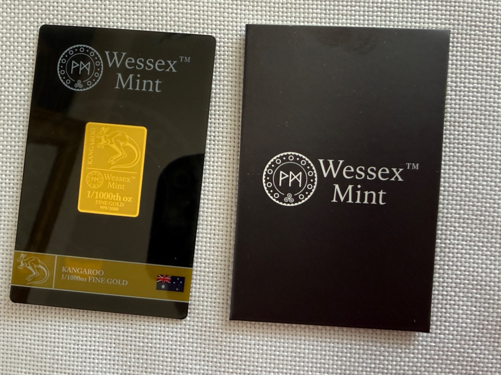 Wessex Mint 1/1000oz Kangaroo 🦘 gold. Collect – Gift – Invest. Mint condition