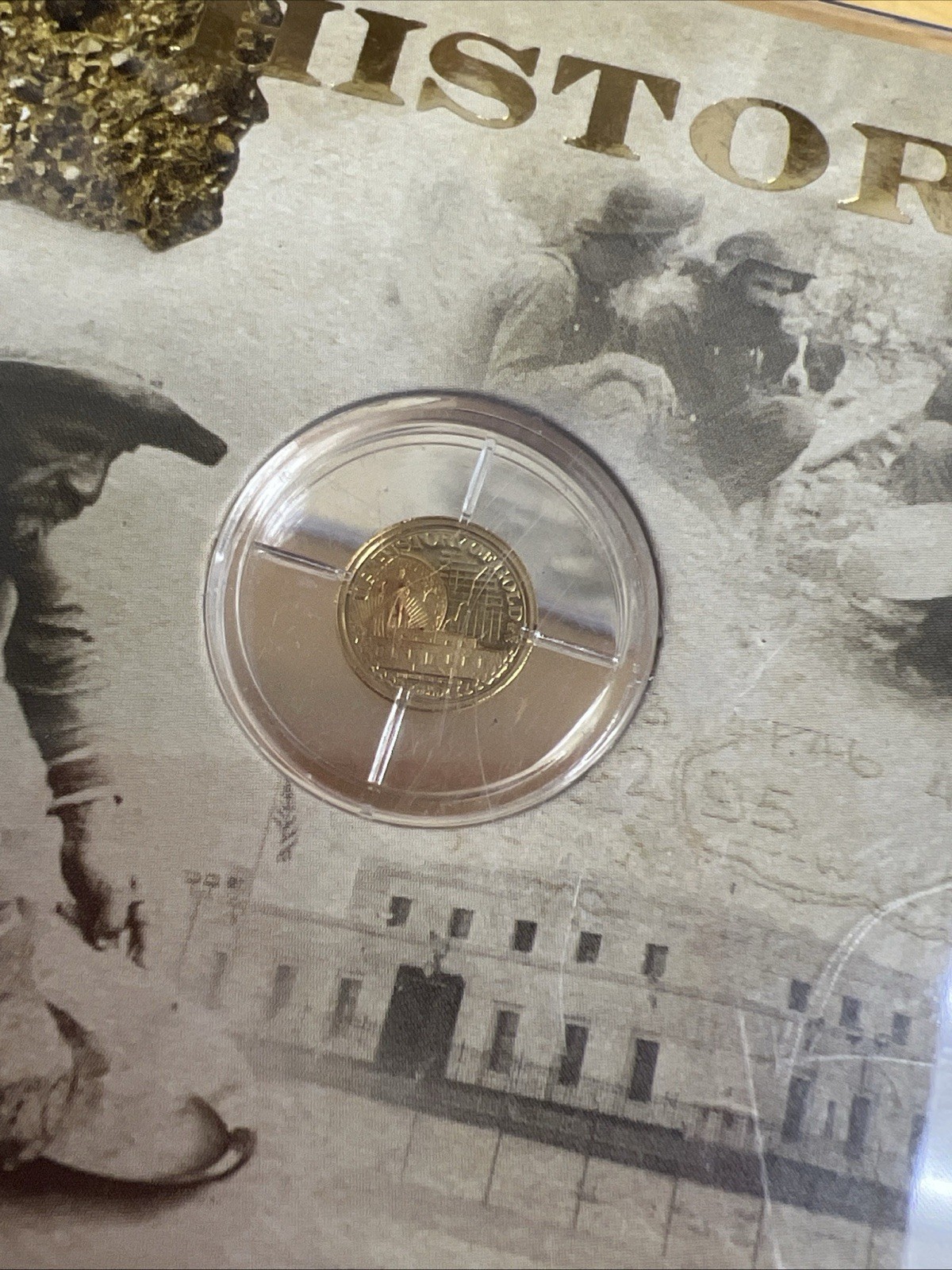 Gold .5g Each 14k American Mint {U.S. HISTORY OF GOLD} Set Of 4