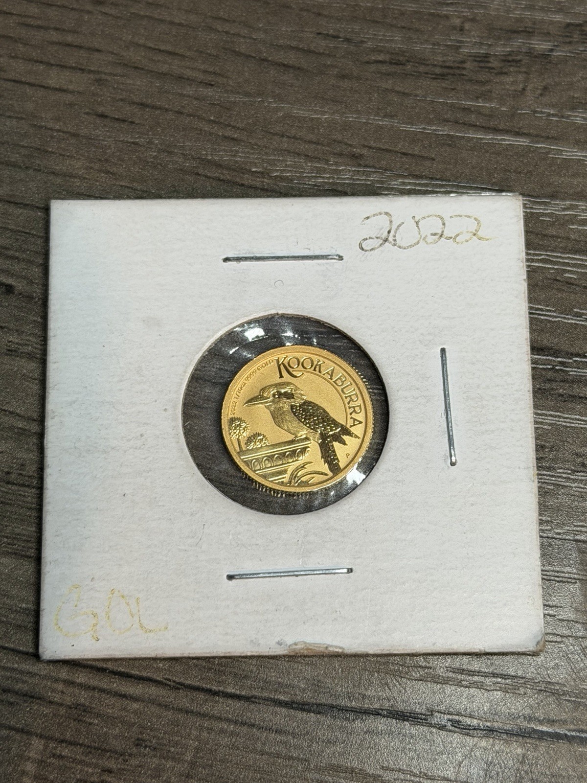 2022 1/10 oz .9999 Gold Australia Kookaburra Perth Mint
