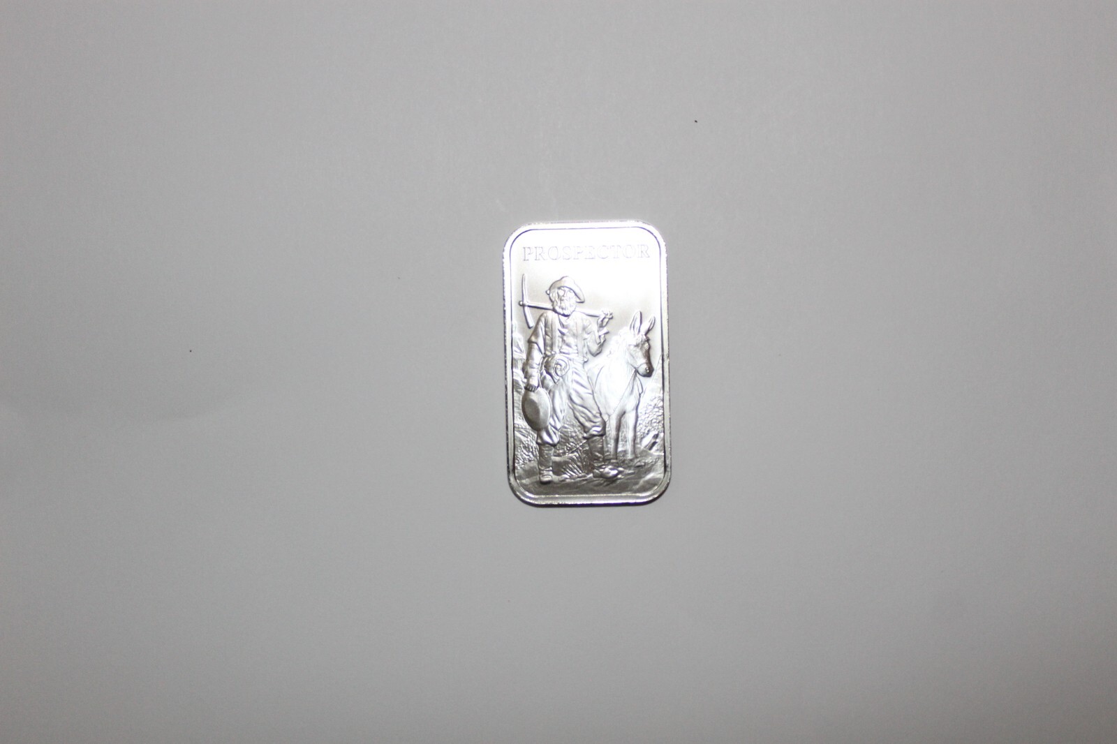 1 OZ SILVER BAR “PROSPECTOR” .999 SILVER