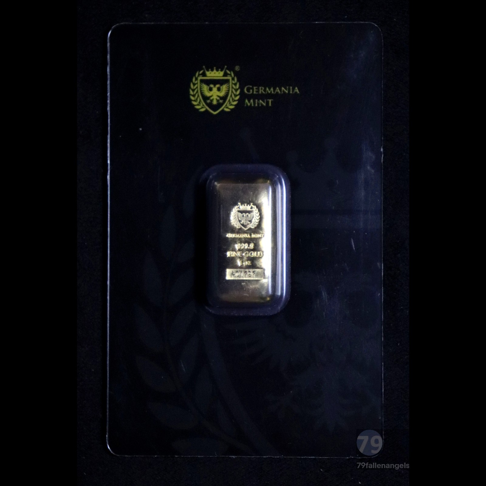 Germania Mint Cast Gold 1 oz Bar .9999 (Sealed In Assay)