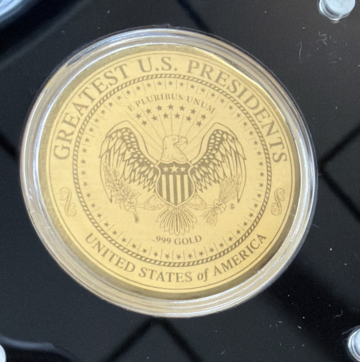 2022 American Mint George Washington Greatest Presidents 99.99% Gold 1/200oz COA
