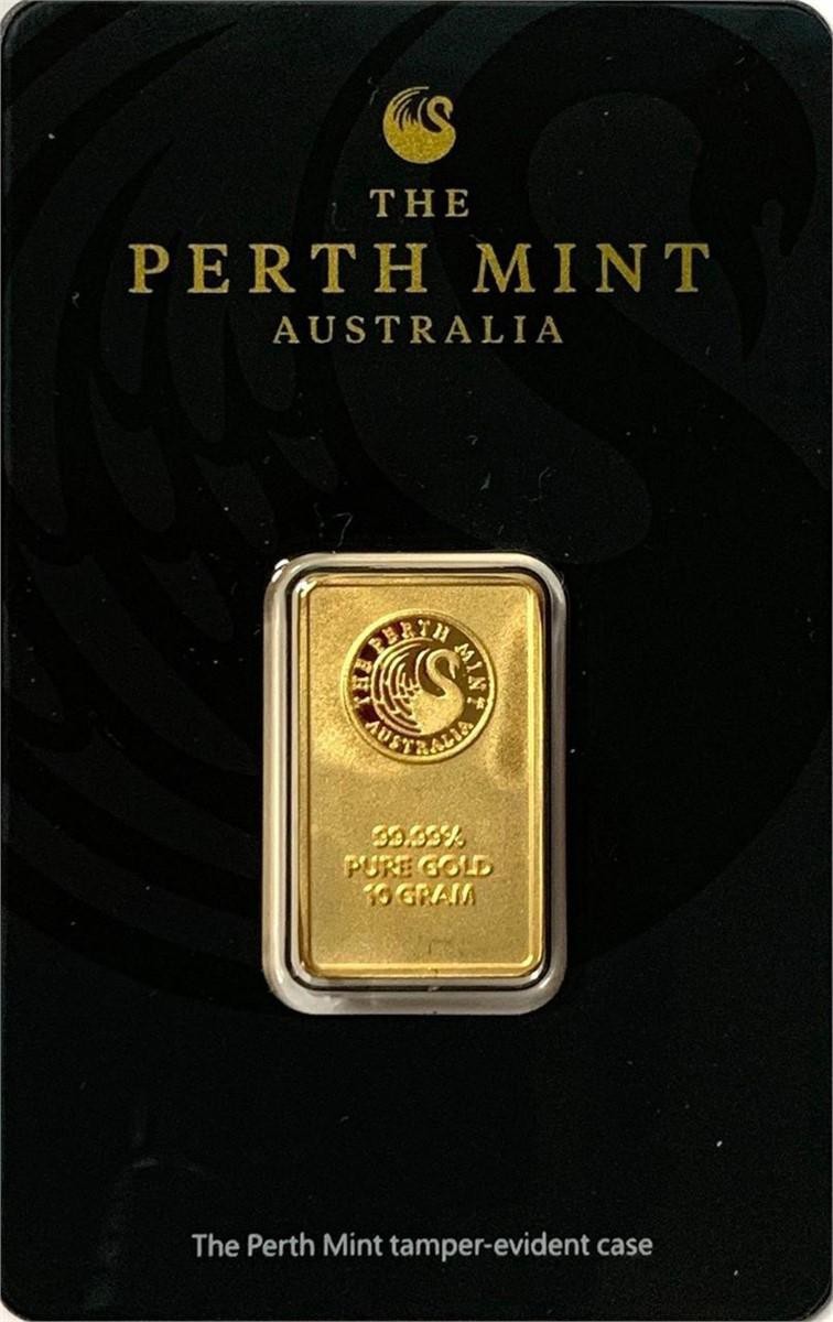 The Perth Mint 10 Gram Gold Bar in Assay