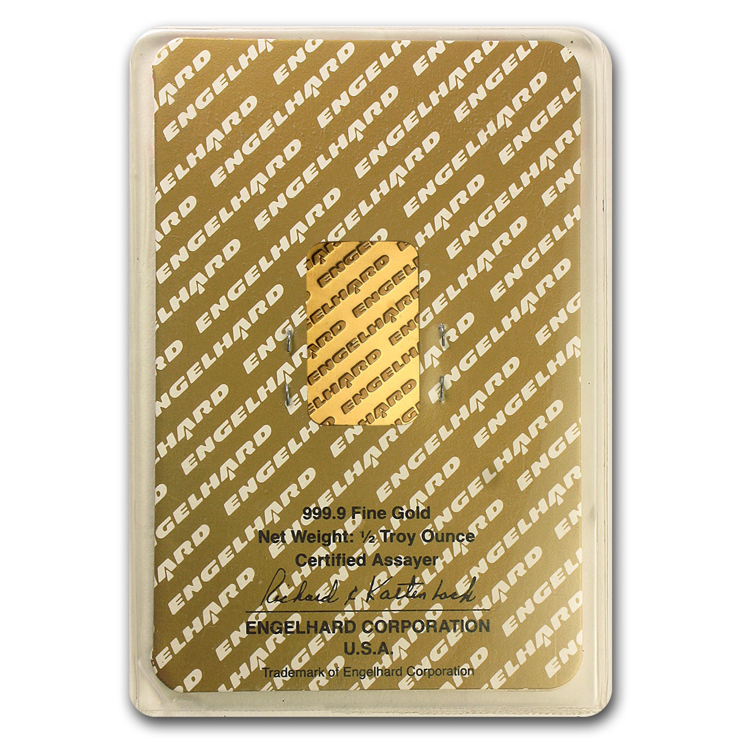 1/2 oz Gold Bar – Engelhard (In Assay)