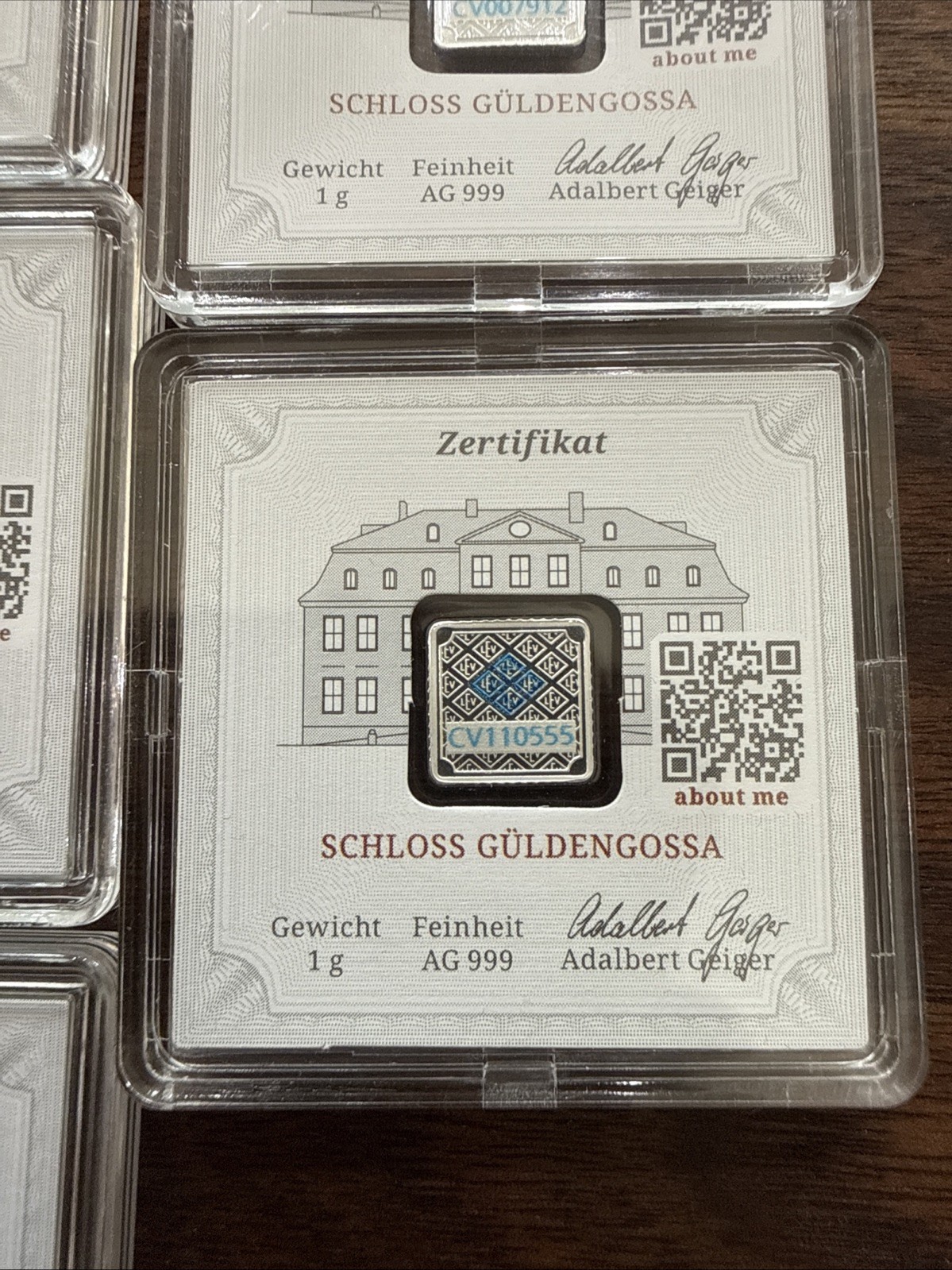 Geiger Edelmetalle Lot 3x 1g Gold 2x 1g Silver In Assay 🔥🔥🔥 STUNNING