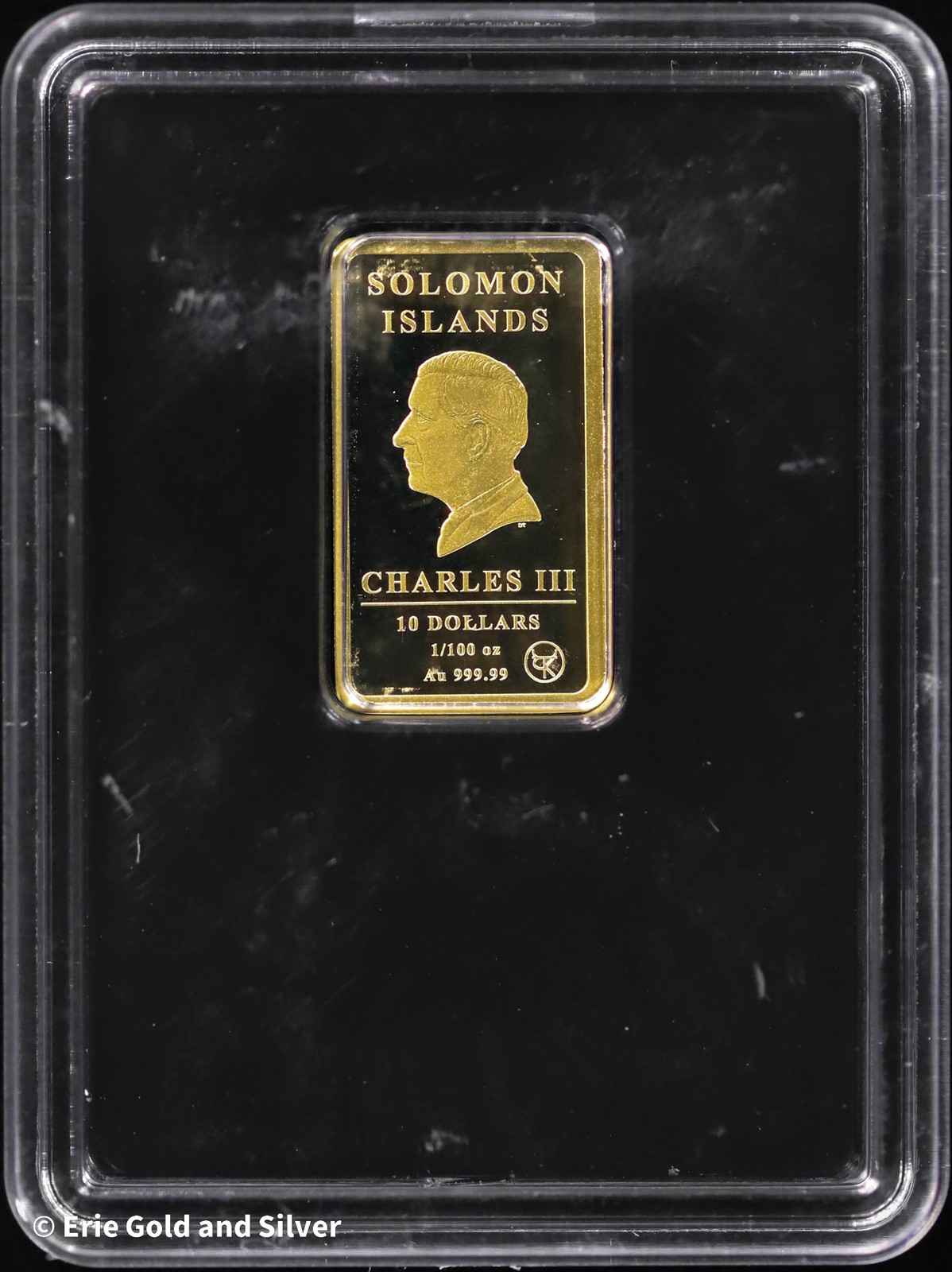 Solomon Islands Liberty Proof 1/100th oz Gold Bar