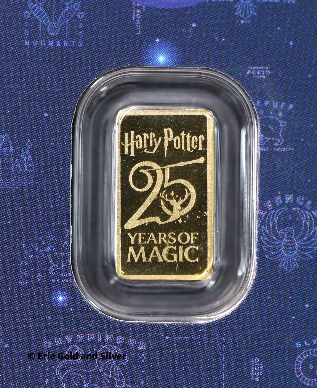 2026 PAMP Suisse Harry Potter 25th Anniversary 0.5g Gold Bar in Assay Card