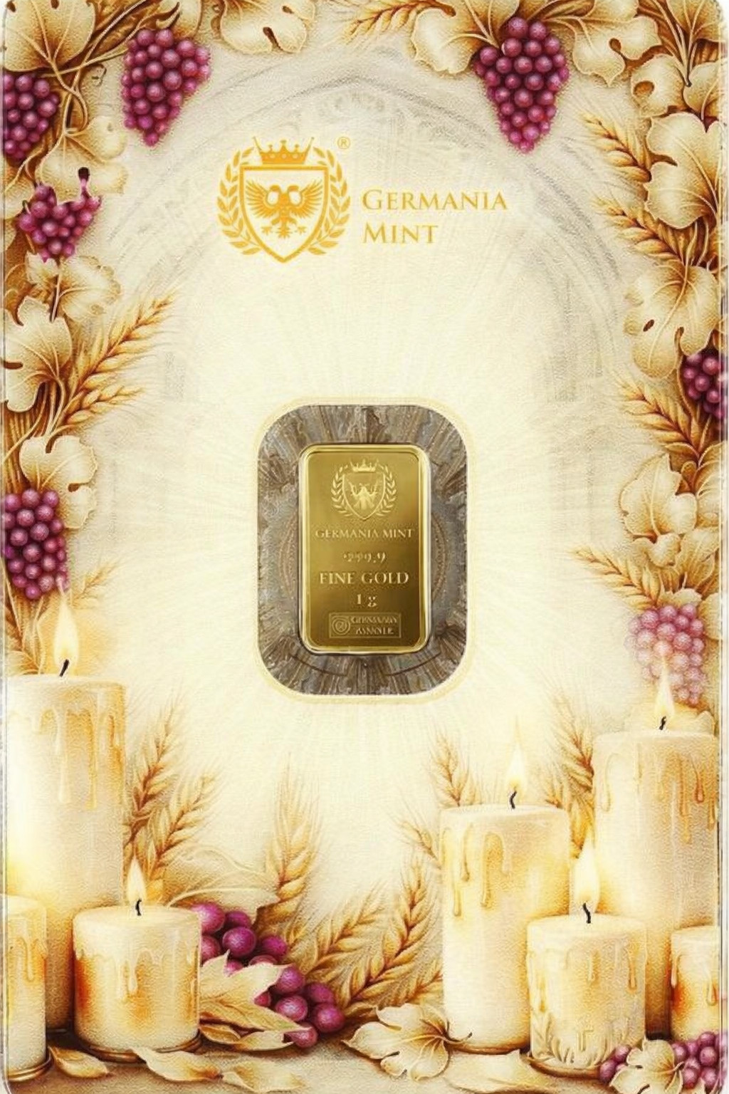 Germania Mint 1g .9999 Gold Bar – First Holy Communion | Special Edition COA